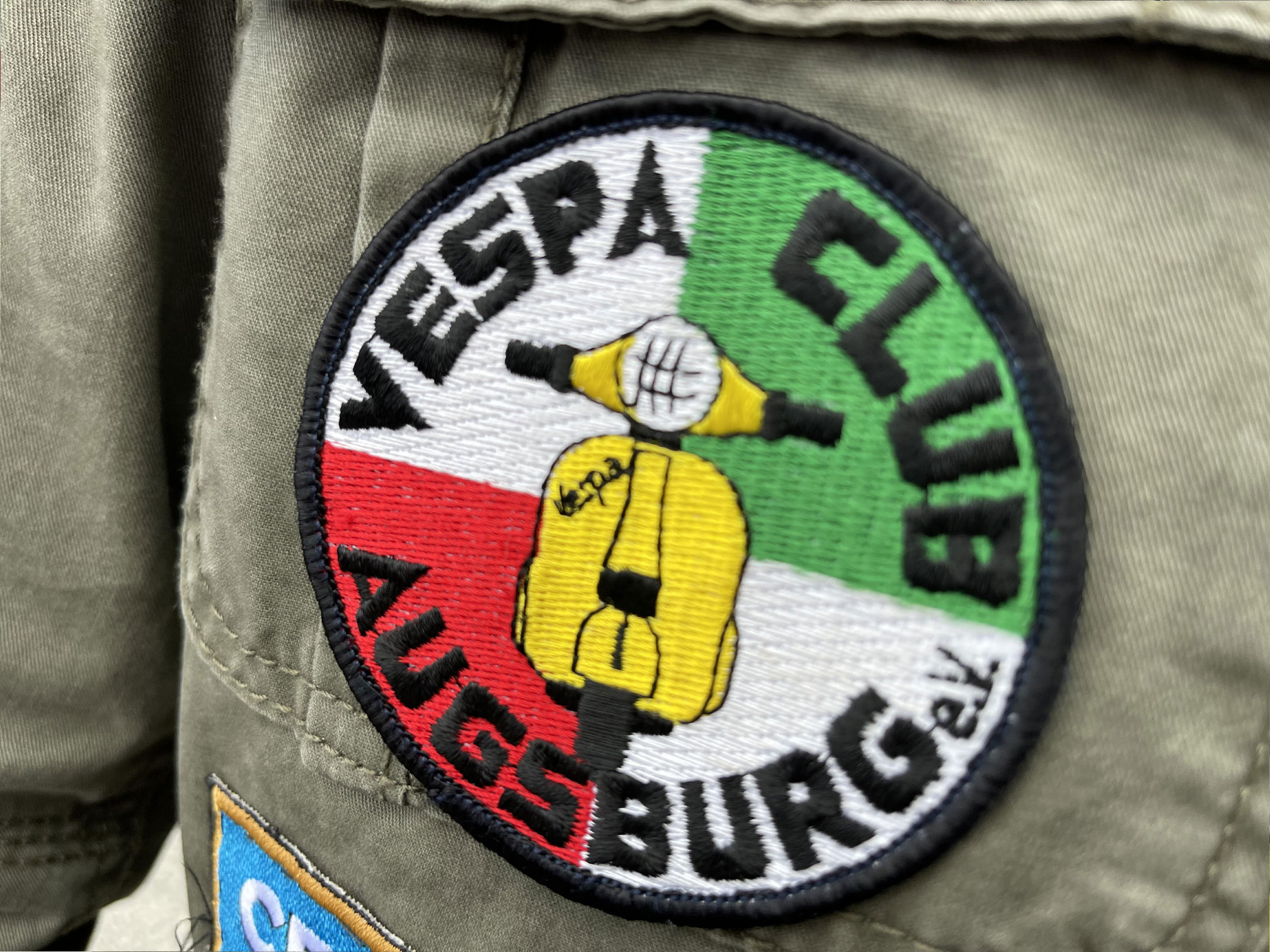 Restaurierte Oldtimer Vespa in Augsburg